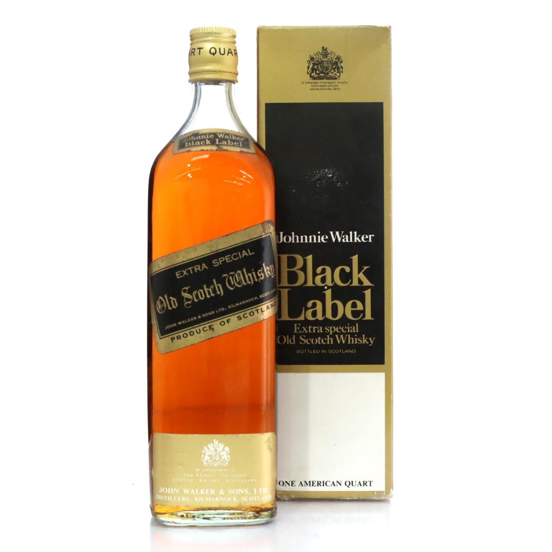 Johnnie Walker Black Label Extra Special Old Scotch Whisky Quart