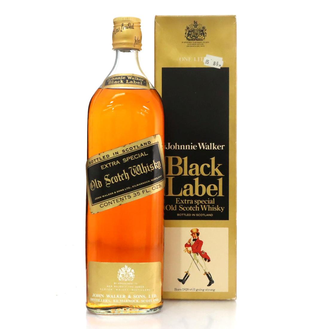 Johnnie Walker Black Label Extra Special Old Scotch Whisky 35oz