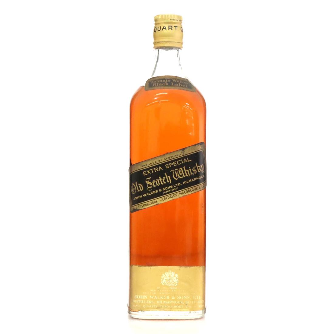 Johnnie Walker Black Label Extra Special Old Scotch Whisky Quart