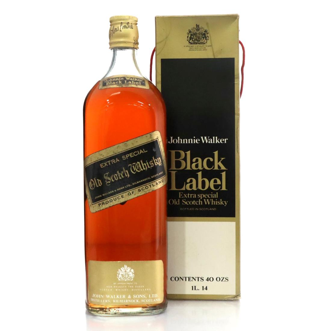 Johnnie Walker Black Label Extra Special Old Scotch Whisky 114litre