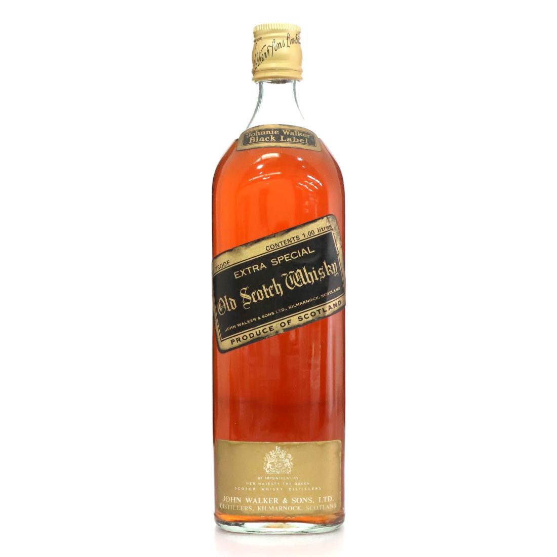 Johnnie Walker Black Label Extra Special Old Scotch Whisky Litre