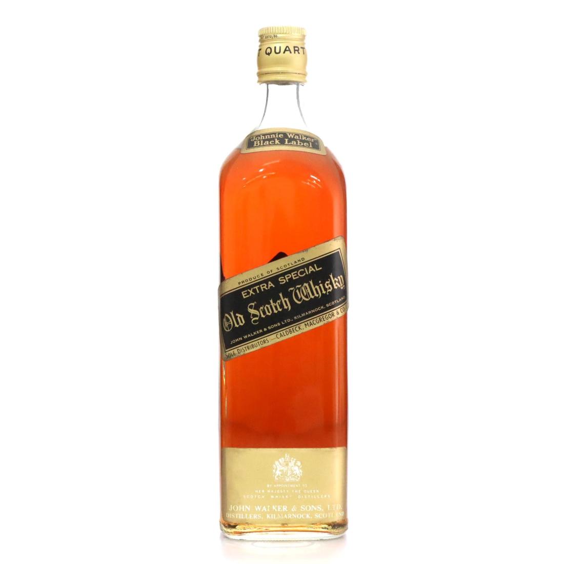 Johnnie Walker Black Label Extra Special Old Scotch Whisky Quart