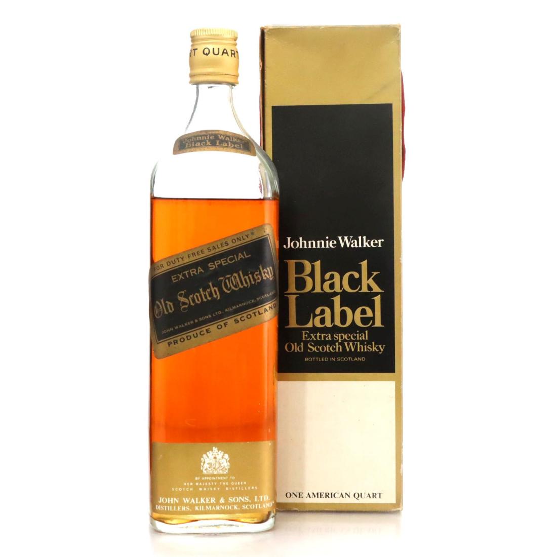 Johnnie Walker Black Label Extra Special Old Scotch Whisky Quart