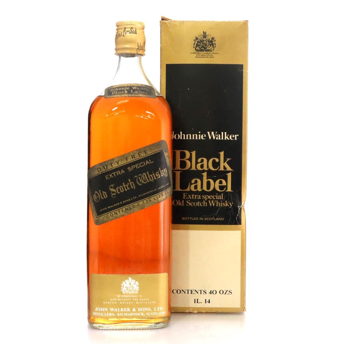 Johnnie Walker Black Label Extra Special Old Scotch Whisky 1125litre