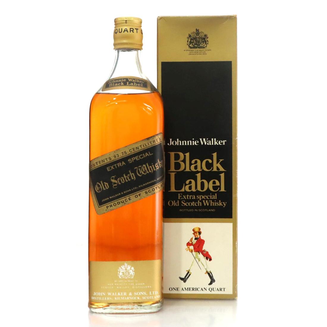Johnnie Walker Black Label Extra Special Old Scotch Whisky Quart