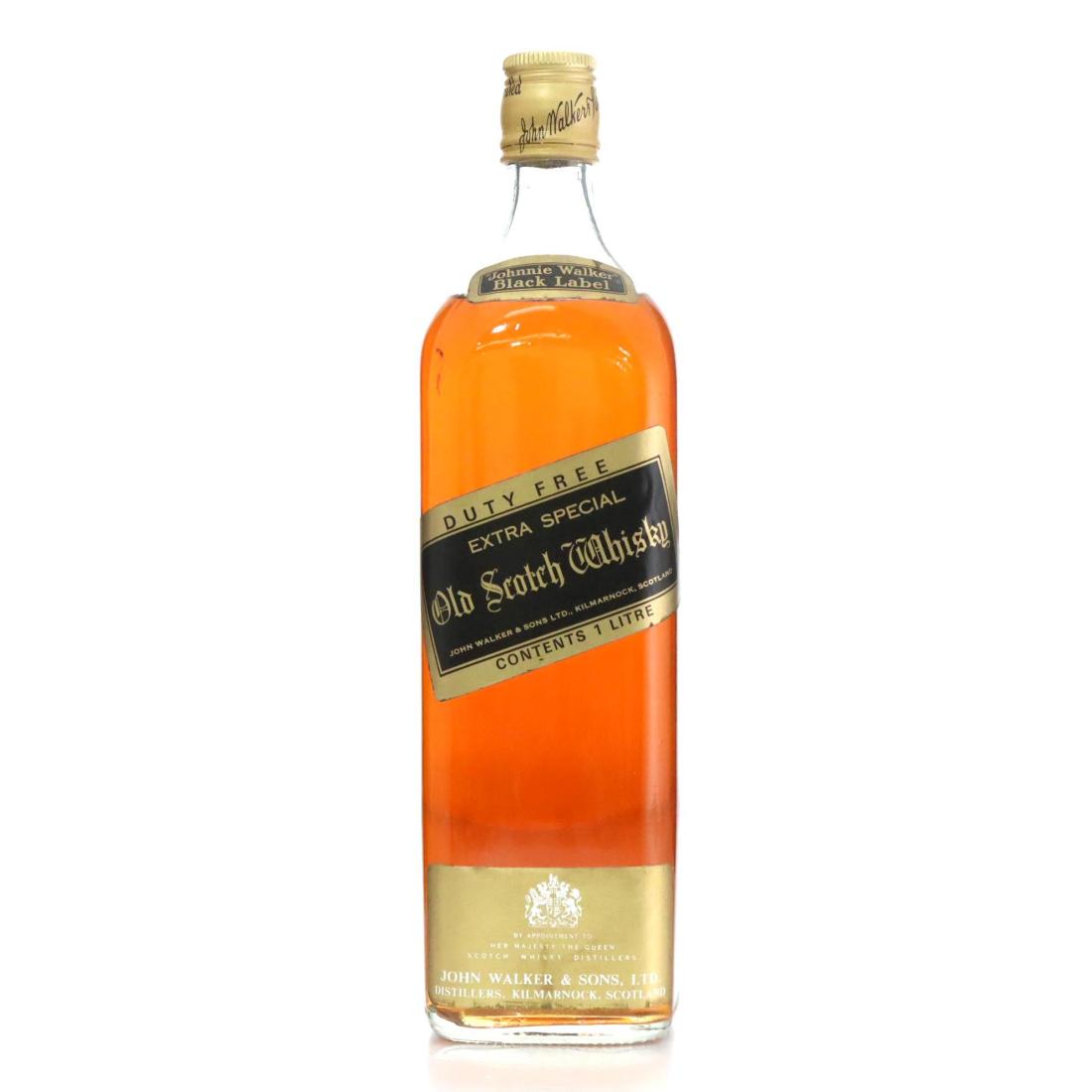 Johnnie Walker Black Label Extra Special Old Scotch Whisky Litre