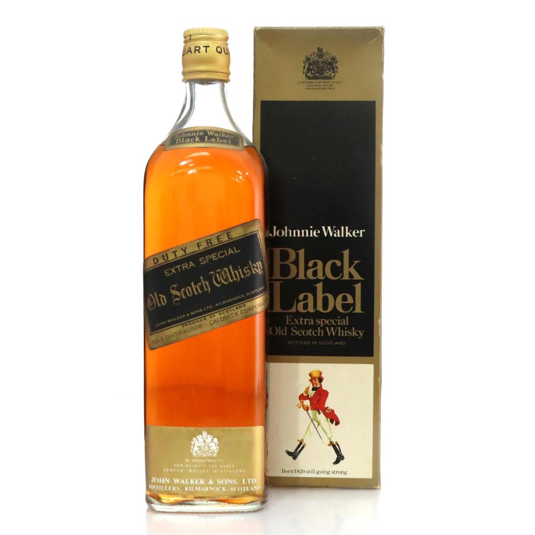 Johnnie Walker Black Label Extra Special Old Scotch Whisky Quart
