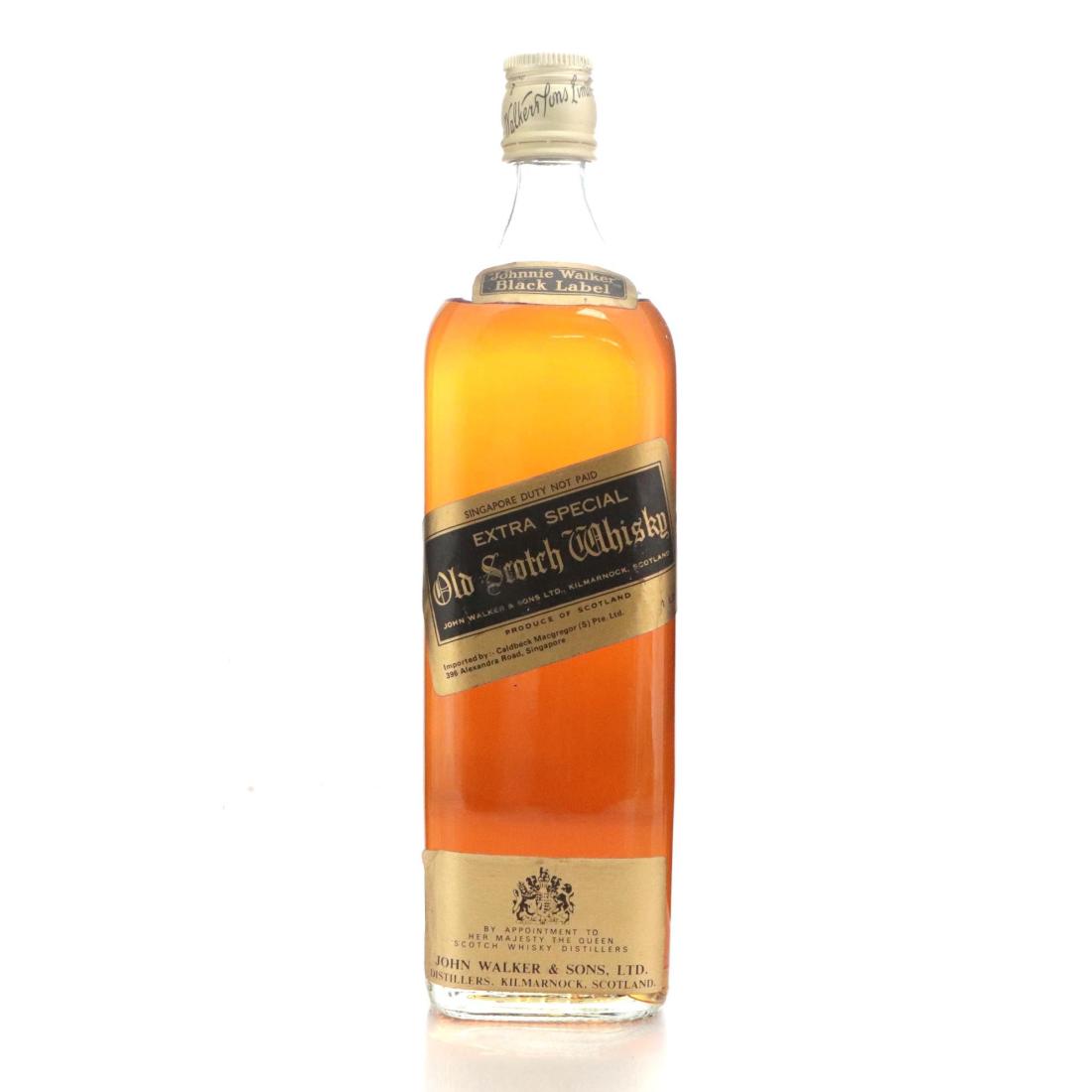 Johnnie Walker Black Label Extra Special Old Scotch Whisky Litre