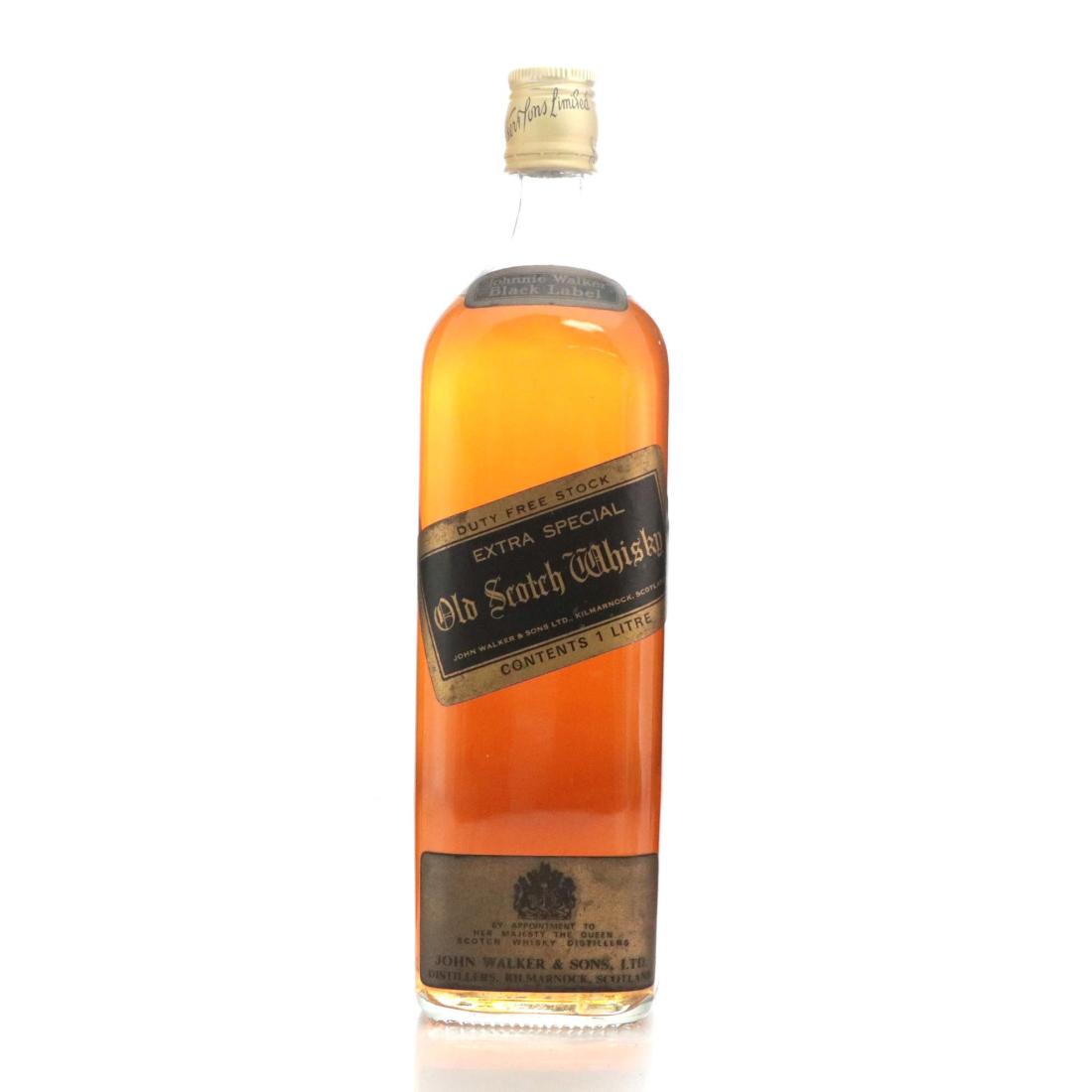 Johnnie Walker Black Label Extra Special Old Scotch Whisky Litre