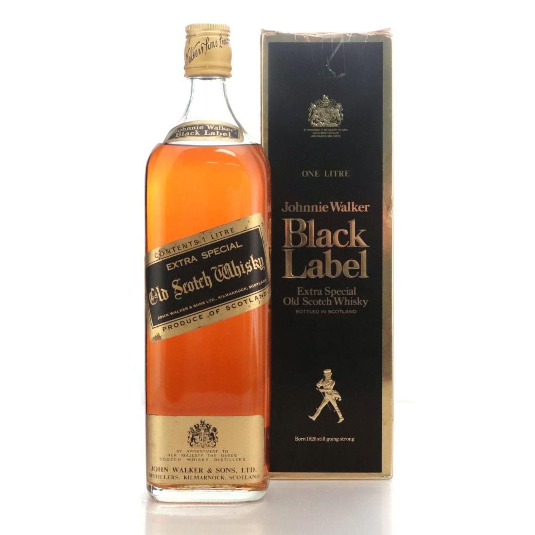 Johnnie Walker Black Label Extra Special Old Scotch Whisky Litre