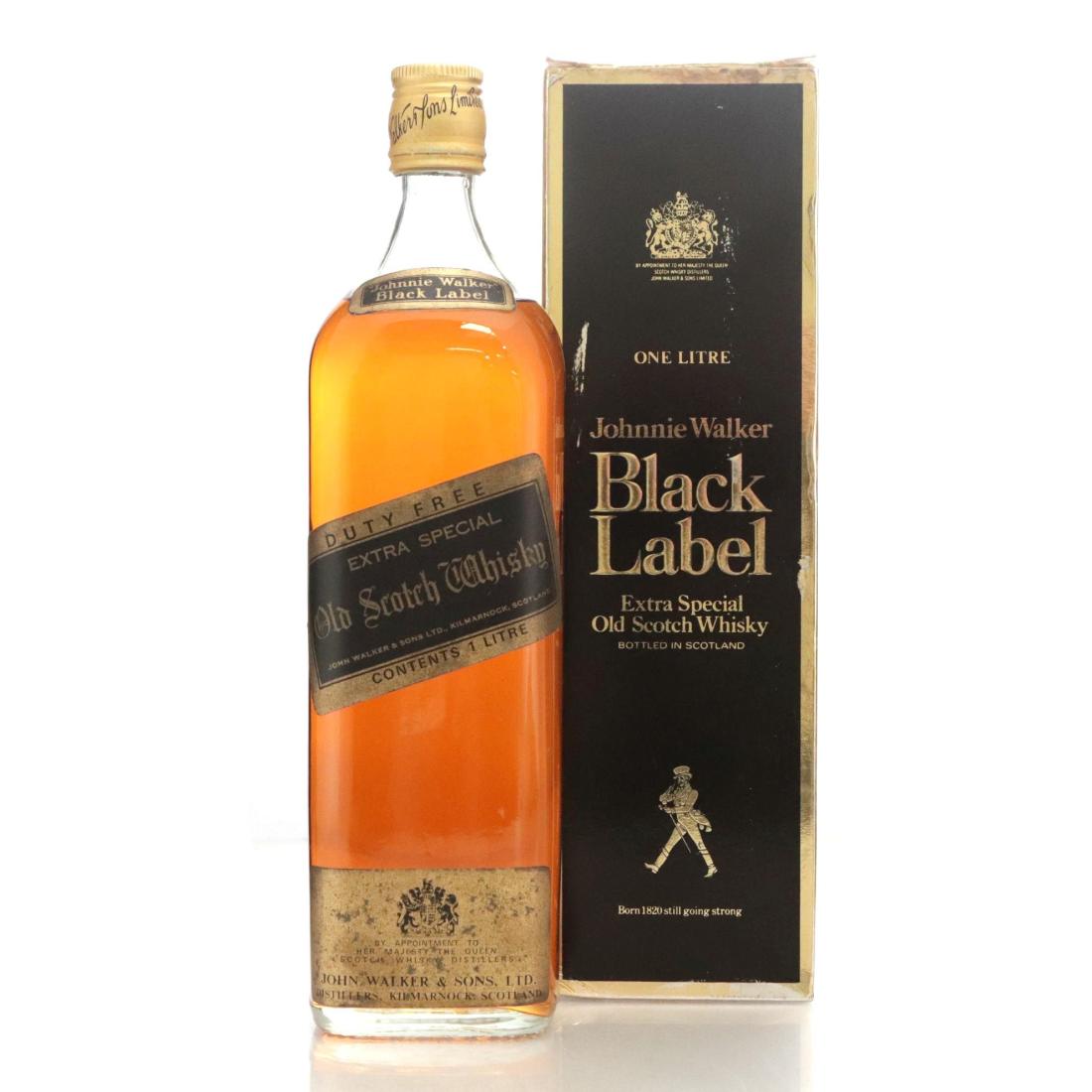 Johnnie Walker Black Label Extra Special Old Scotch Whisky Litre