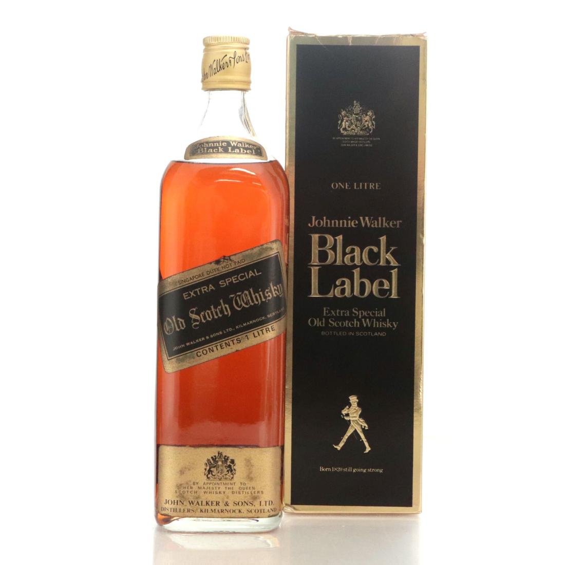 Johnnie Walker Black Label Extra Special Old Scotch Whisky Litre
