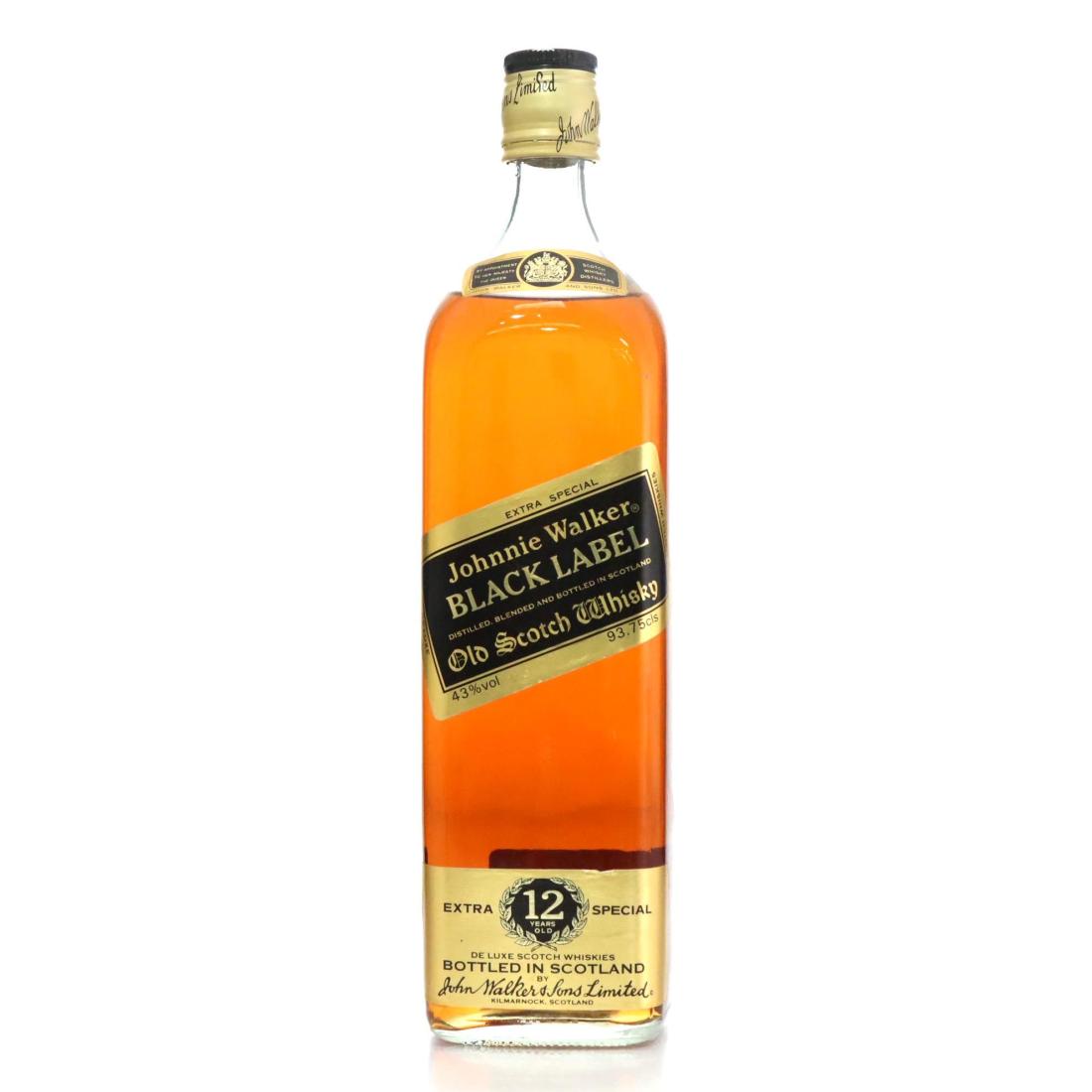 Johnnie Walker Black Label 12 Extra Special Old Scotch Whisky Quart