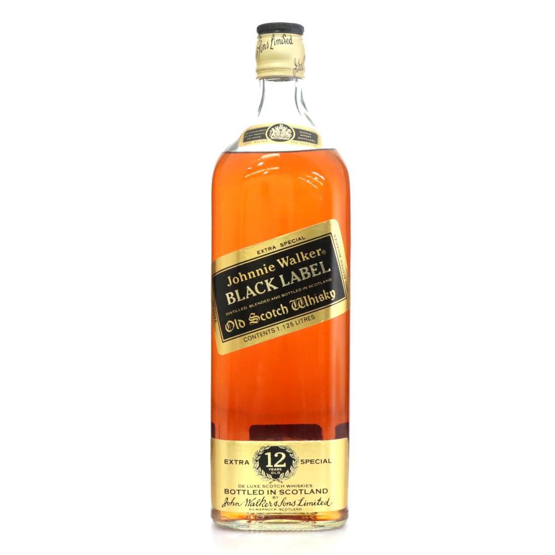 Johnnie Walker Black Label 12 Extra Special Old Scotch Whisky 125litre