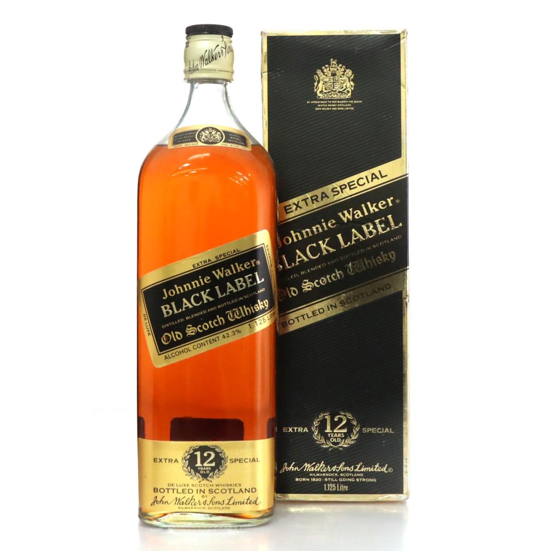 Johnnie Walker Black Label 12 Extra Special Old Scotch Whisky 125litre