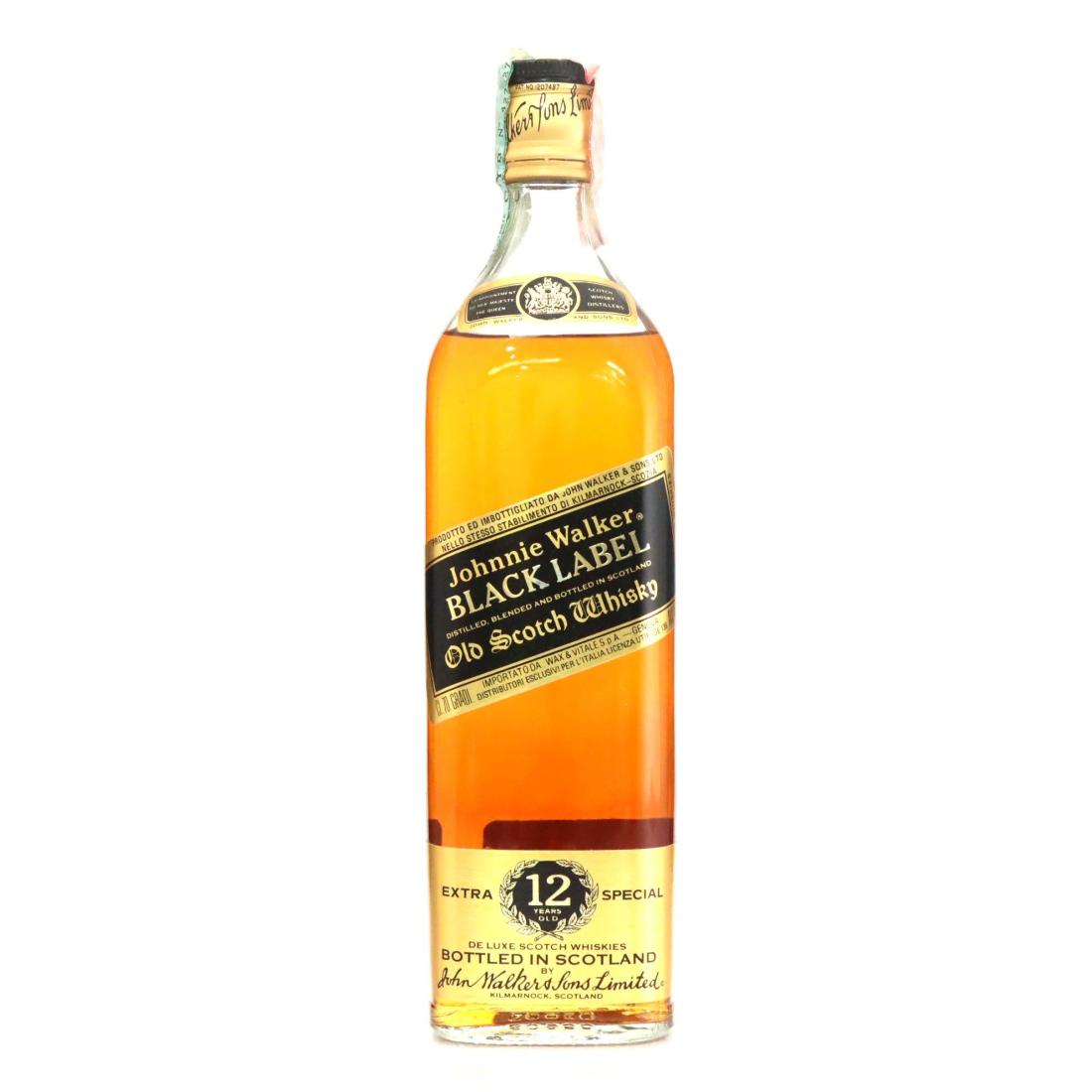 Johnnie Walker Black Label 12 Extra Special Old Scotch Whisky