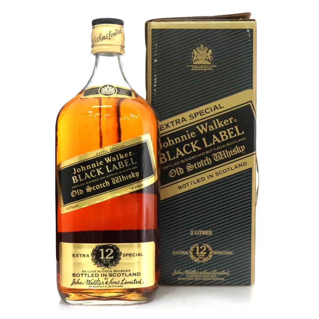 Johnnie Walker Black Label 12 Extra Special Old Scotch Whisky 2litre