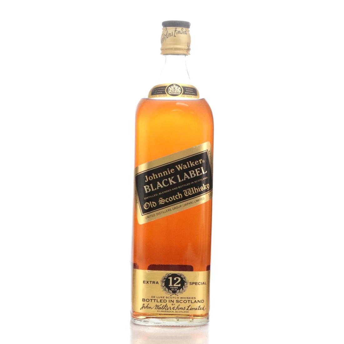 Johnnie Walker Black Label 12 Extra Special Old Scotch Whisky Litre