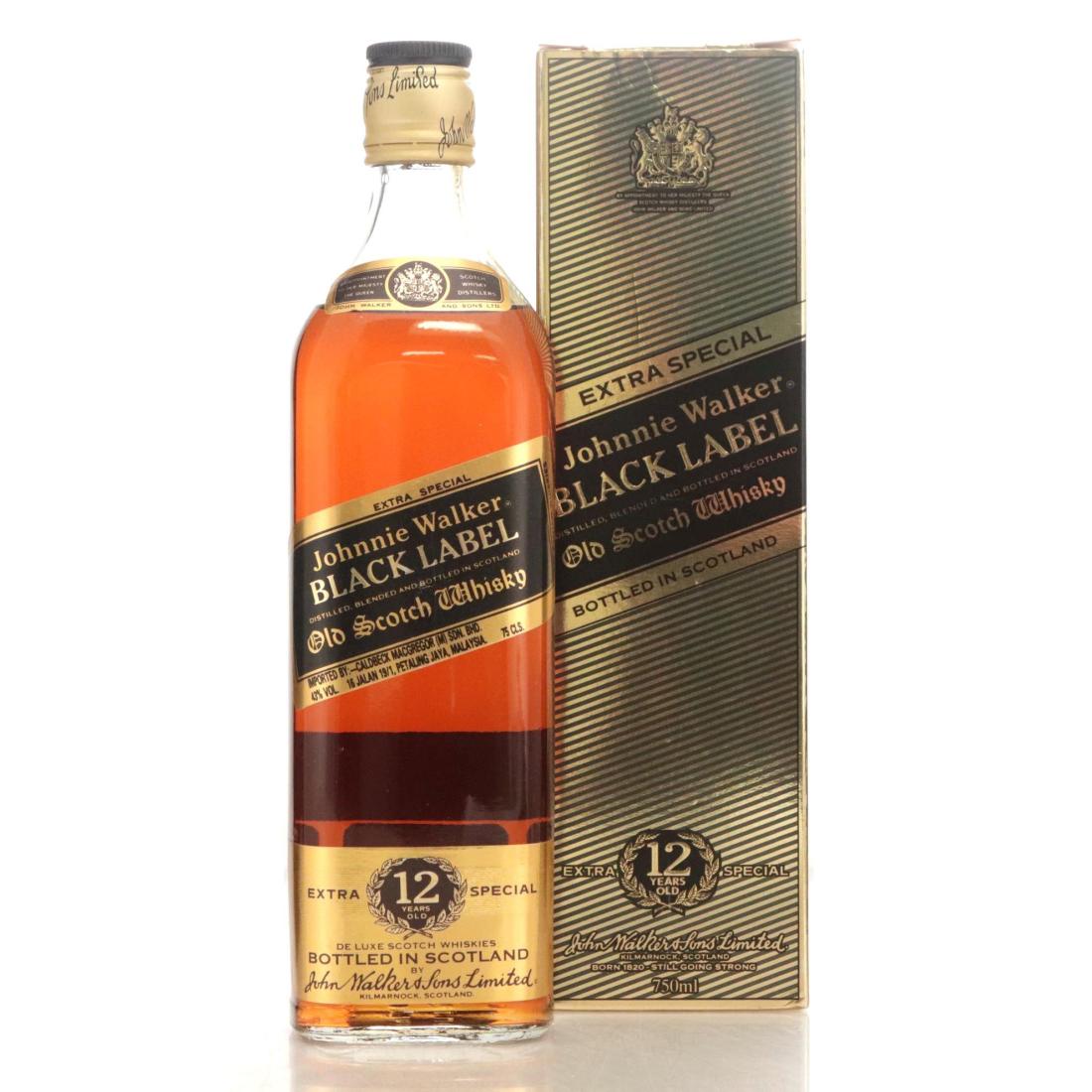 Johnnie Walker Black Label 12 Extra Special Old Scotch Whisky