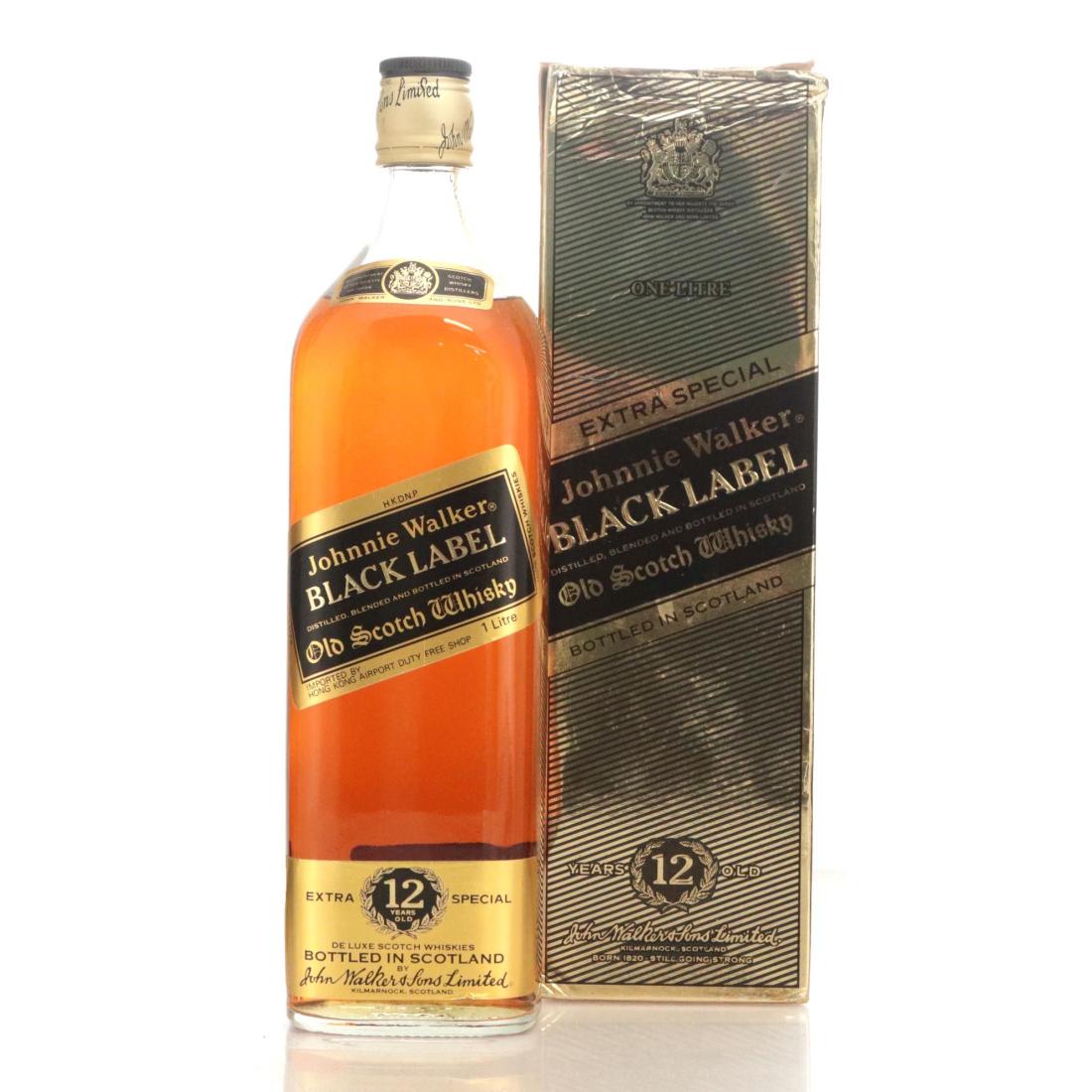 Johnnie Walker Black Label 12 Extra Special Old Scotch Whisky Litre