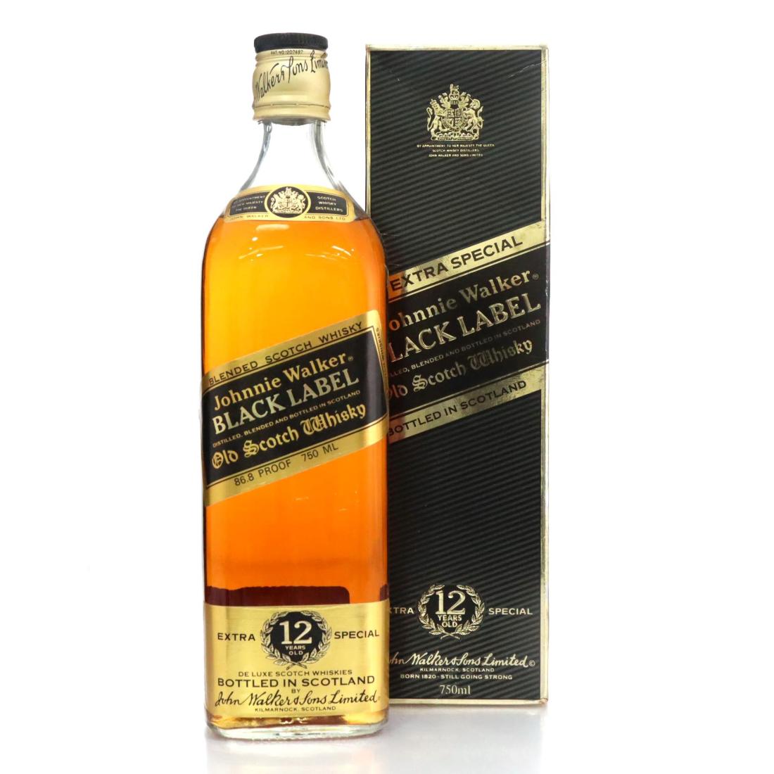 Johnnie Walker Black Label 12 Extra Special Old Scotch Whisky