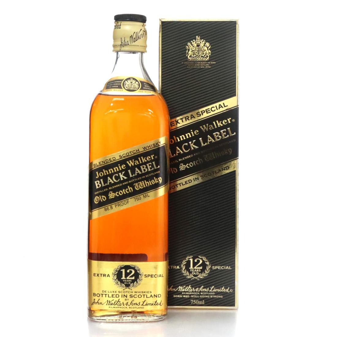 Johnnie Walker Black Label 12 Extra Special Old Scotch Whisky