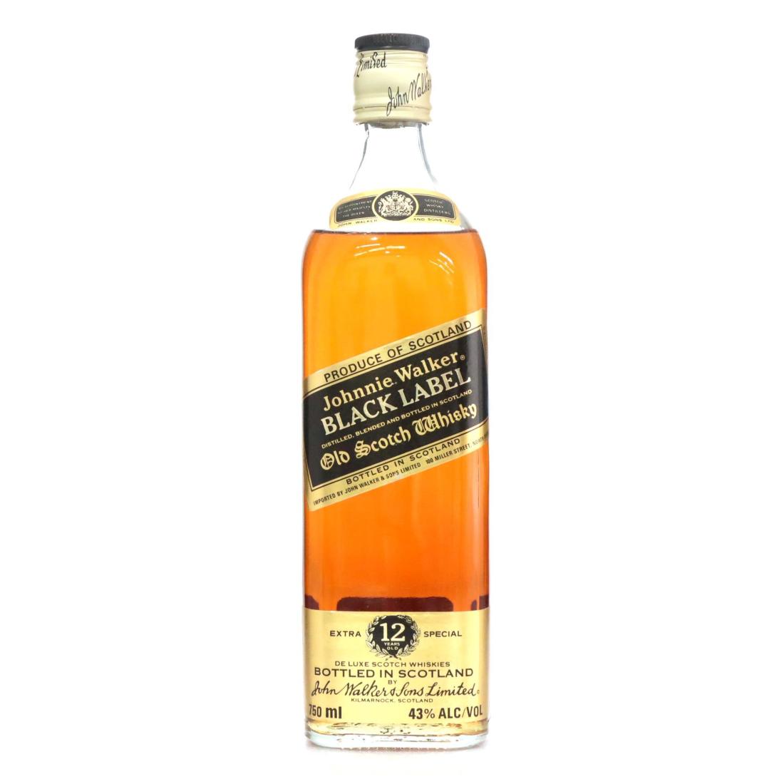 Johnnie Walker Black Label 12 Extra Special Old Scotch Whisky