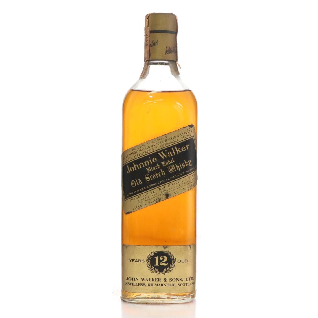 Johnnie Walker Black Label 12 Old Scotch Whisky