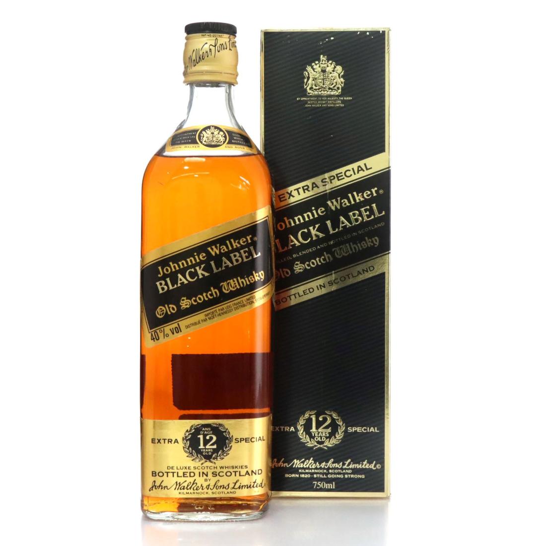Johnnie Walker Black Label 12 Extra Special Old Scotch Whisky