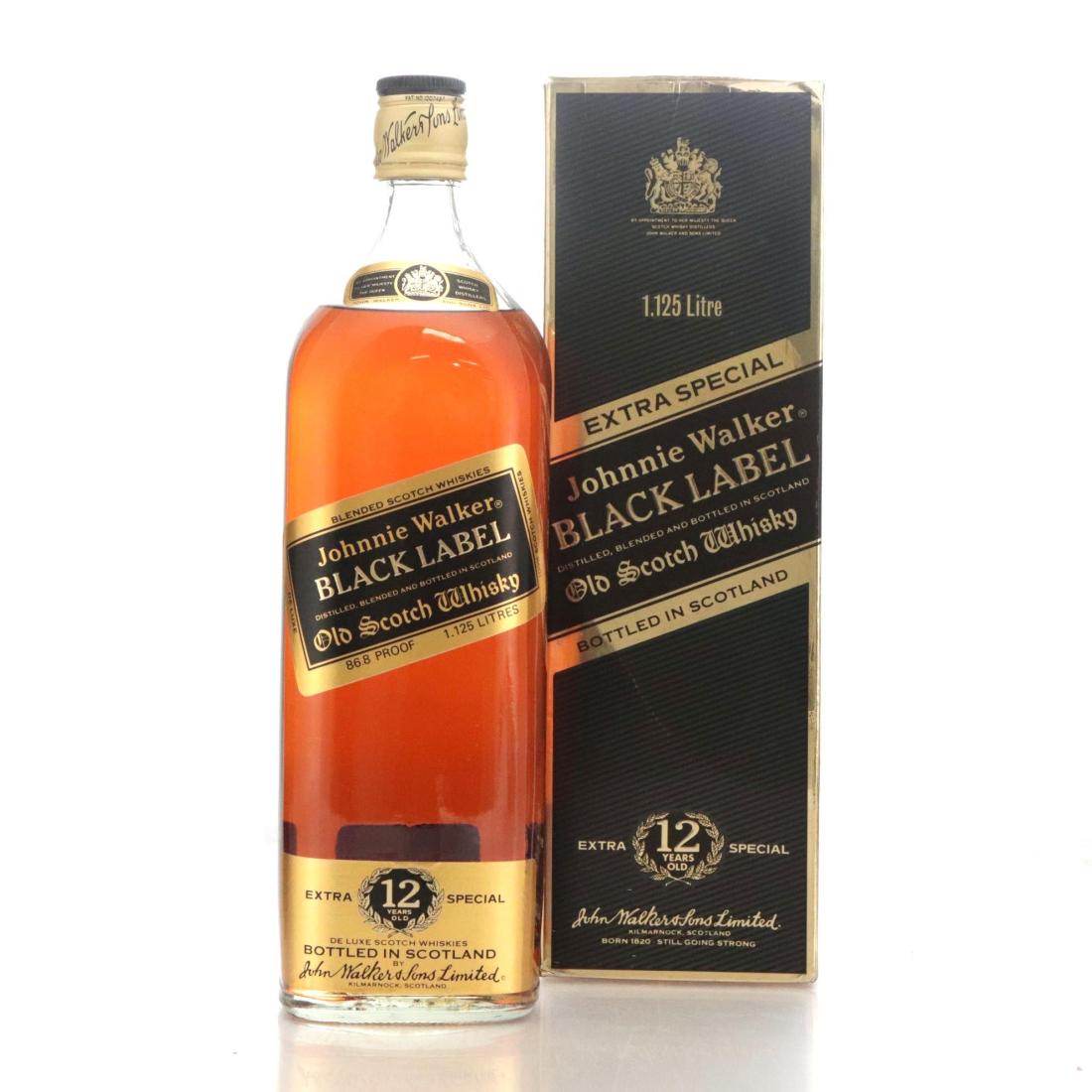 Johnnie Walker Black Label 12 Extra Special Old Scotch Whisky 1125litre