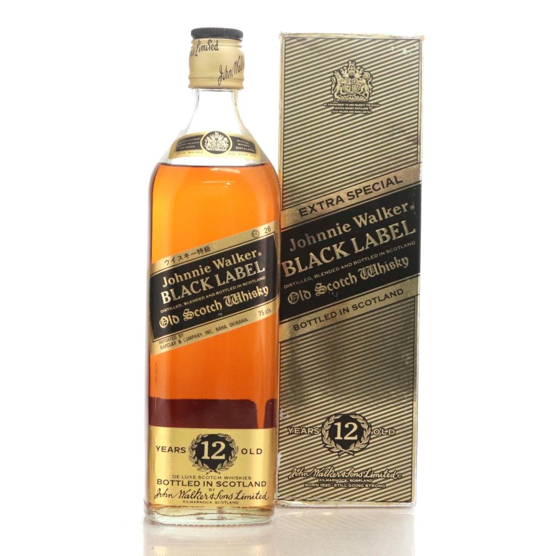 Johnnie Walker Black Label 12 Extra Special Old Scotch Whisky