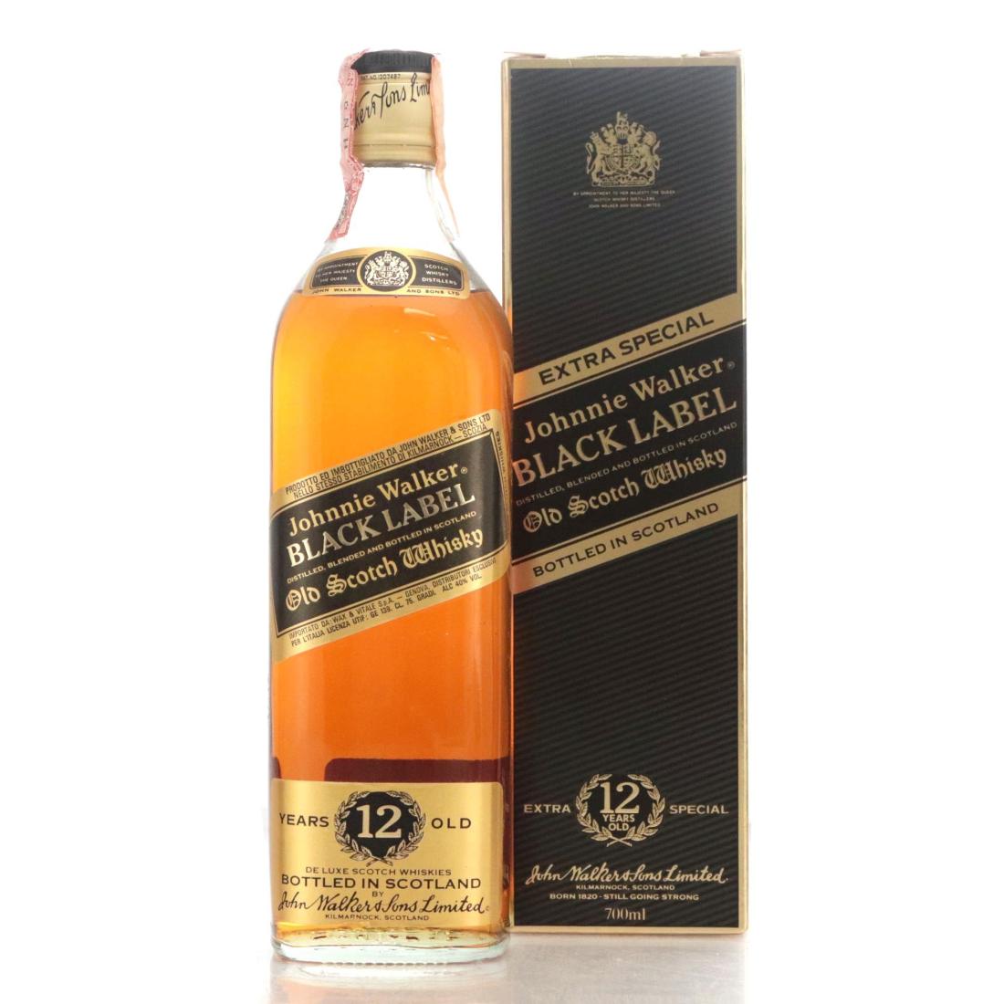 Johnnie Walker Black Label 12 Extra Special Old Scotch Whisky