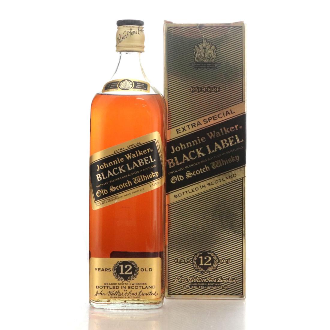 Johnnie Walker Black Label 12 Extra Special Old Scotch Whisky Litre