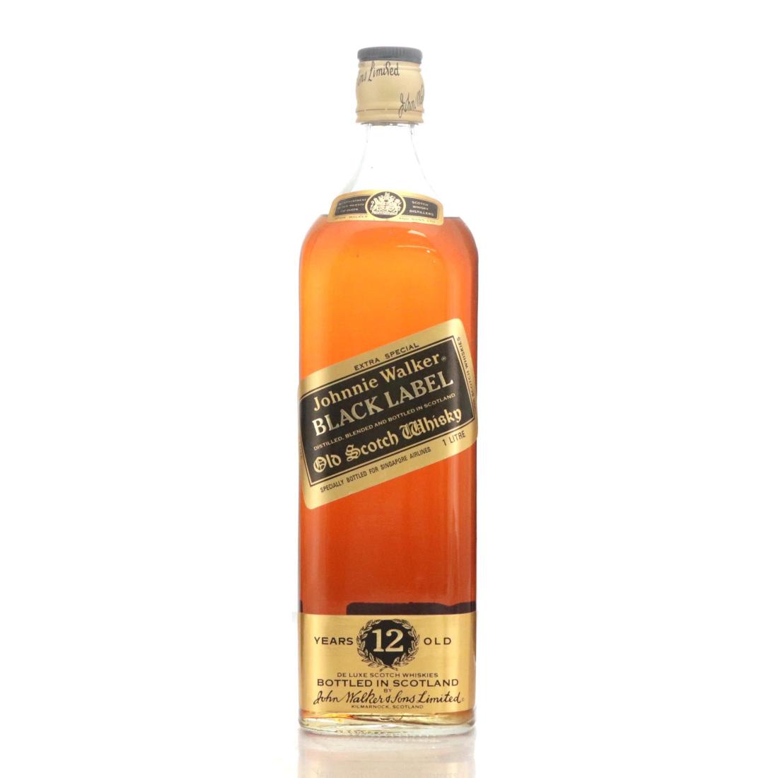 Johnnie Walker Black Label 12 Extra Special Old Scotch Whisky Litre