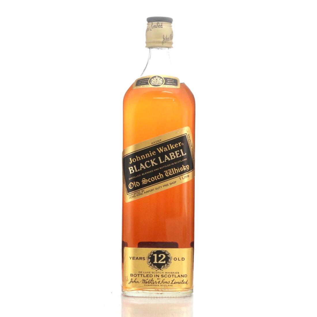 Johnnie Walker Black Label 12 Extra Special Old Scotch Whisky Litre
