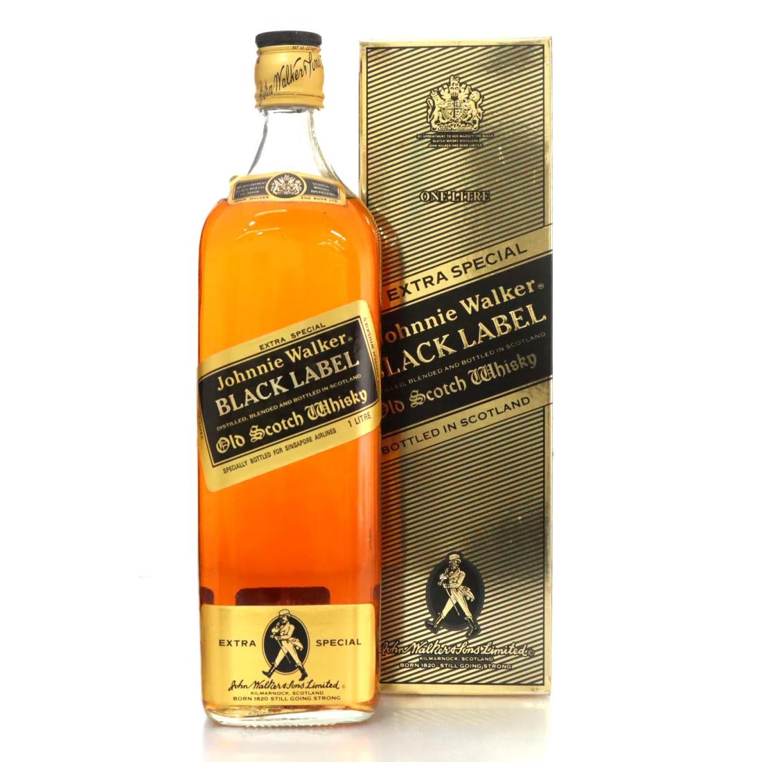 Johnnie Walker Black Label Extra Special Old Scotch Whisky Litre