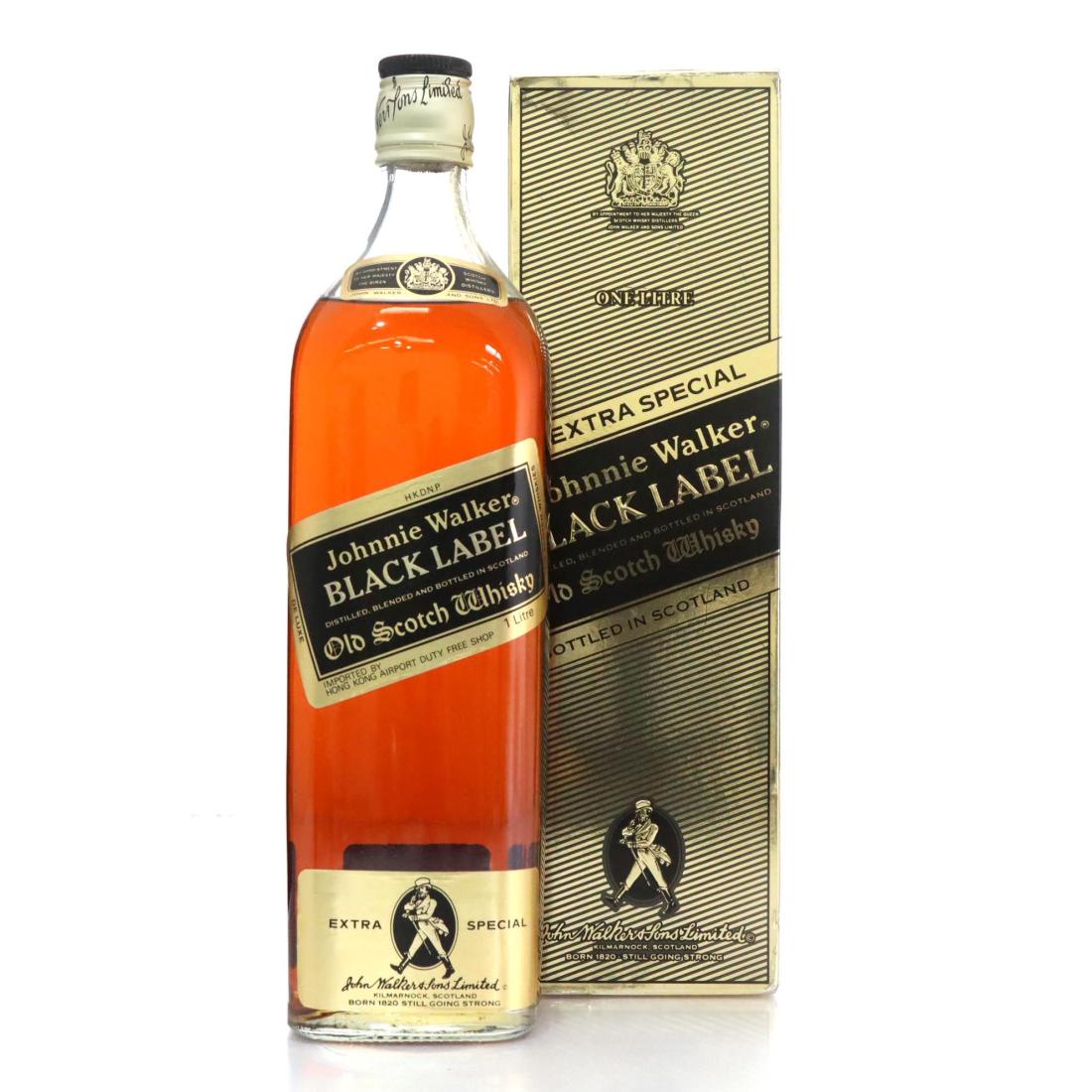 Johnnie Walker Black Label Extra Special Old Scotch Whisky Litre