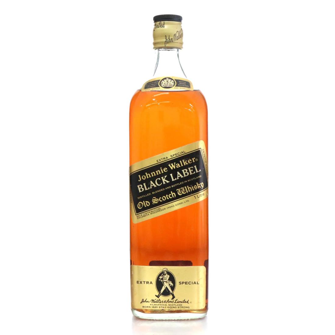 Johnnie Walker Black Label Extra Special Old Scotch Whisky Litre