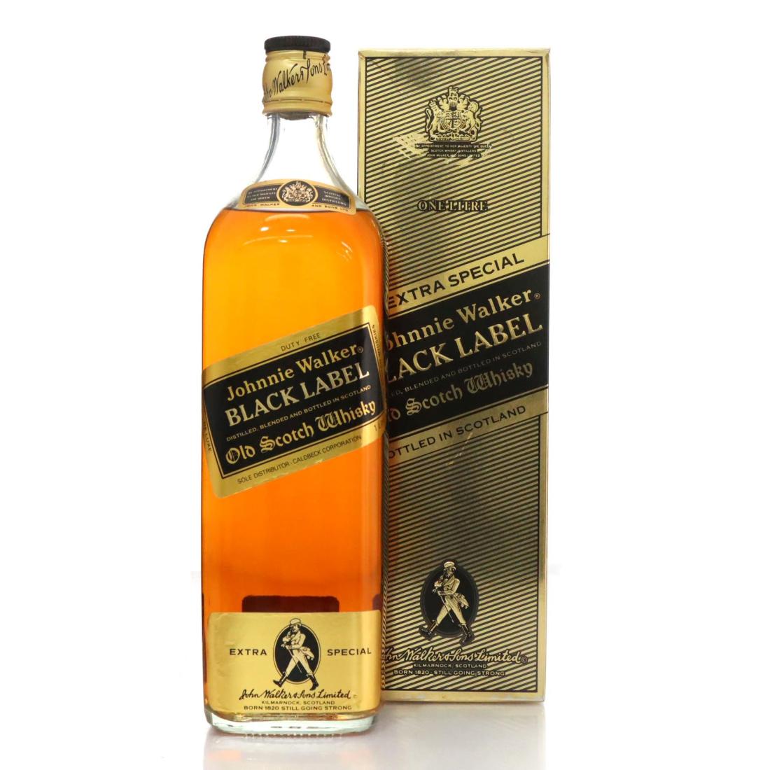 Johnnie Walker Black Label Extra Special Old Scotch Whisky Litre