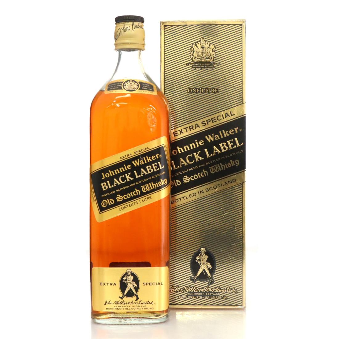 Johnnie Walker Black Label Extra Special Old Scotch Whisky Litre