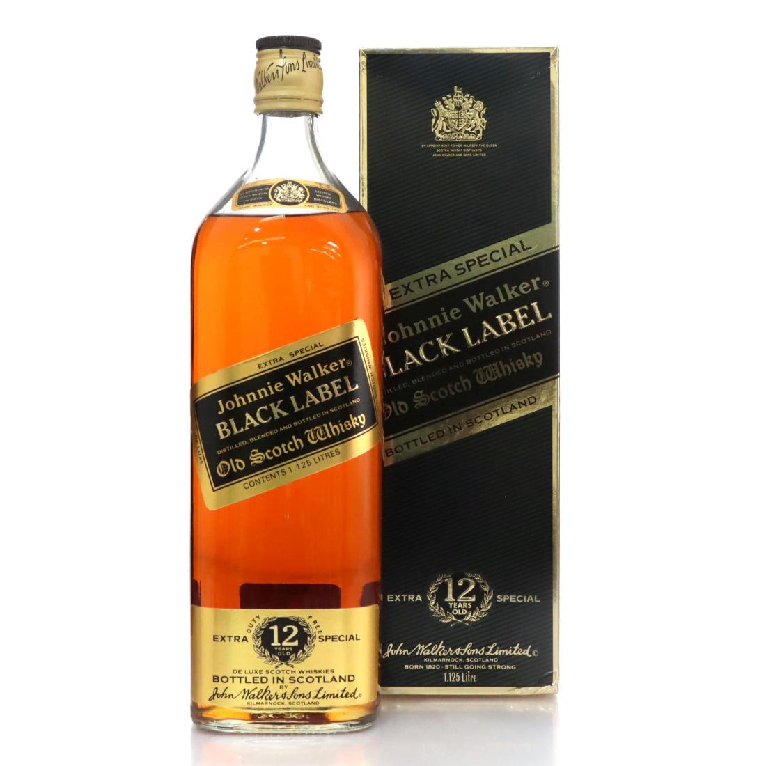 Johnnie Walker Black Label 12 Extra Special Old Scotch Whisky 1125litre
