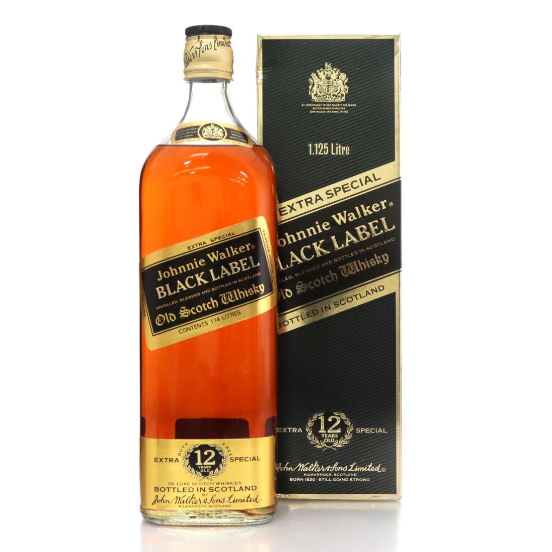 Johnnie Walker Black Label 12 Extra Special Old Scotch Whisky 114litre