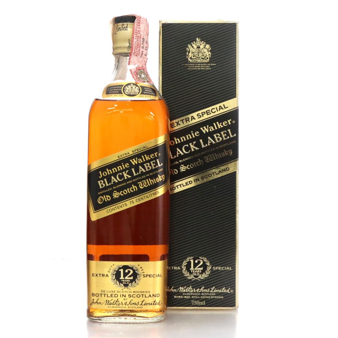 Johnnie Walker Black Label 12 Extra Special Old Scotch Whisky