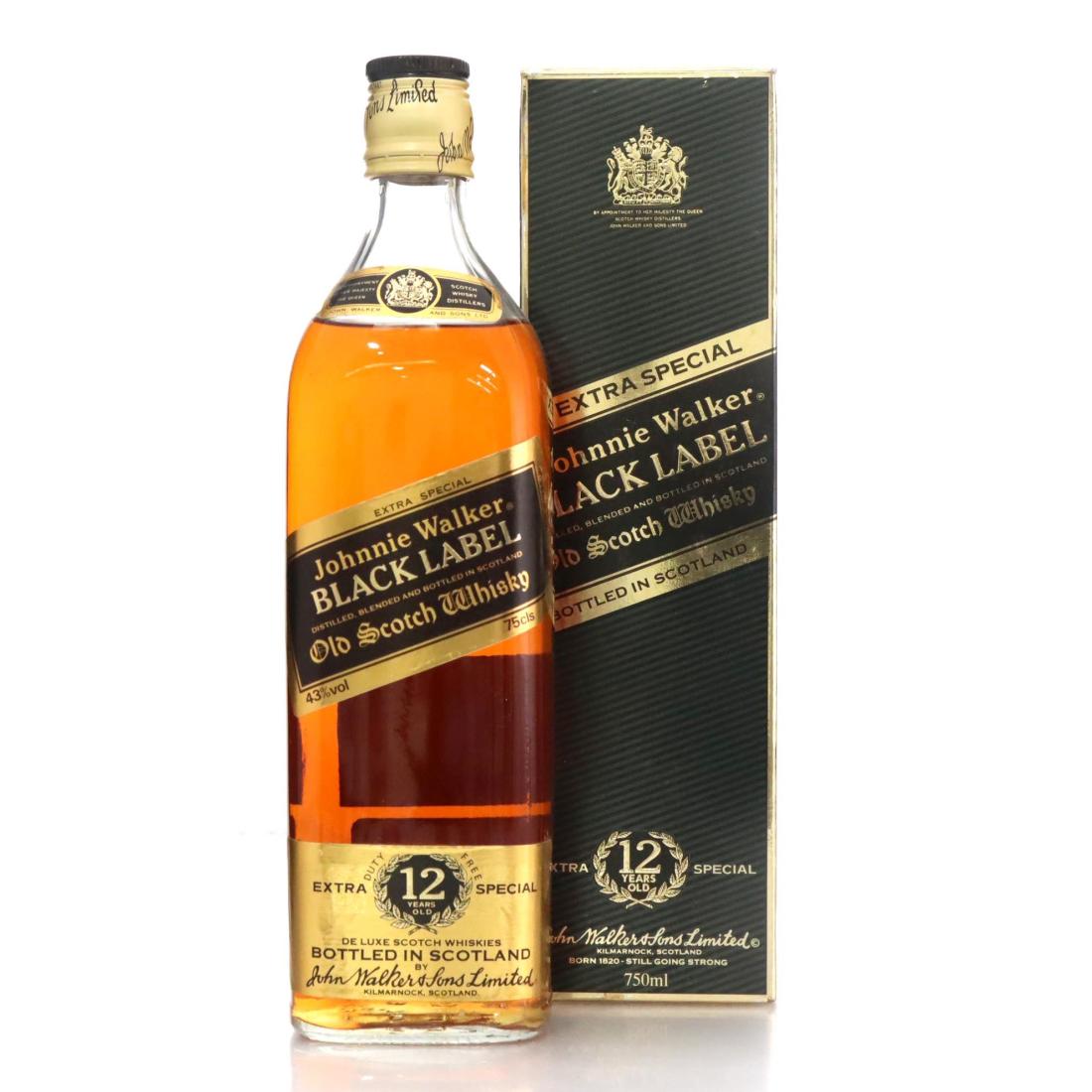 Johnnie Walker Black Label 12 Extra Special Old Scotch Whisky
