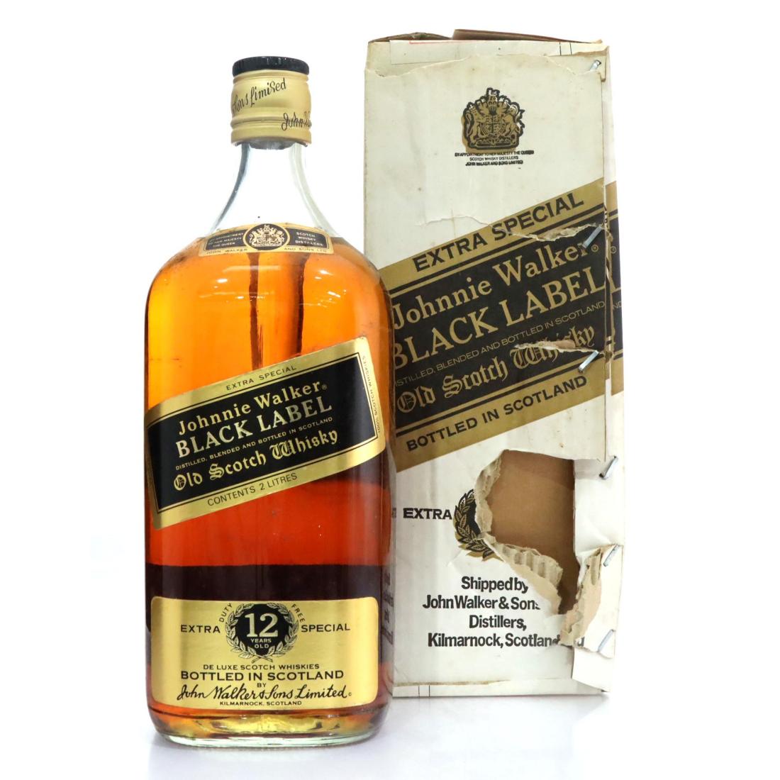 Johnnie Walker Black Label 12 Extra Special Old Scotch Whisky 2litre