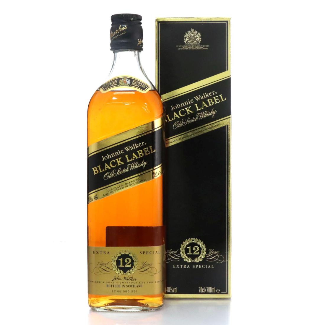 Johnnie Walker Black Label 12 Extra Special Old Scotch Whisky