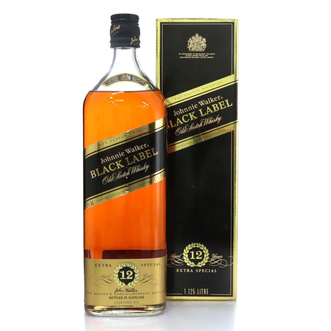 Johnnie Walker Black Label 12 Extra Special Old Scotch Whisky 1125litre