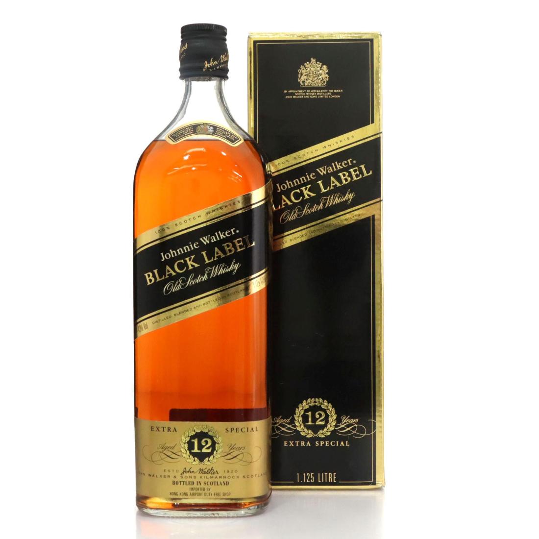 Johnnie Walker Black Label 12 Extra Special Old Scotch Whisky 1125litre