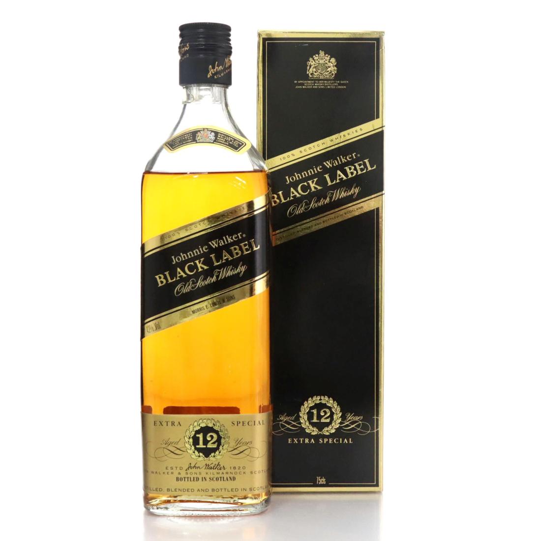 Johnnie Walker Black Label 12 Extra Special Old Scotch Whisky