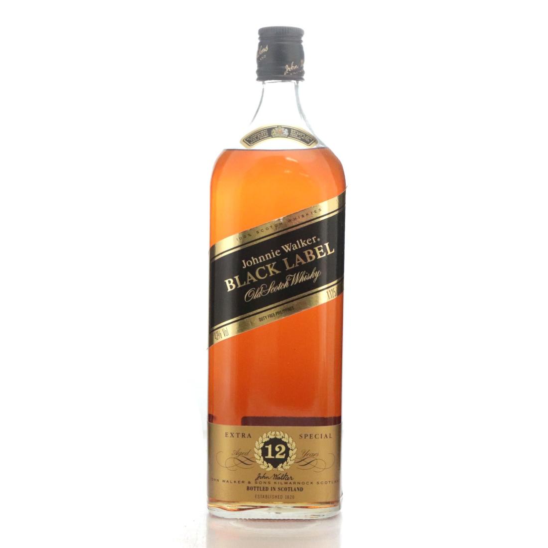 Johnnie Walker Black Label 12 Extra Special Old Scotch Whisky 1125litre